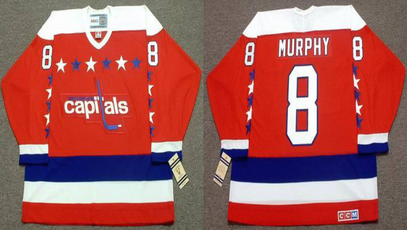 2019 Men Washington Capitals 8 Murphy red CCM NHL jerseys
